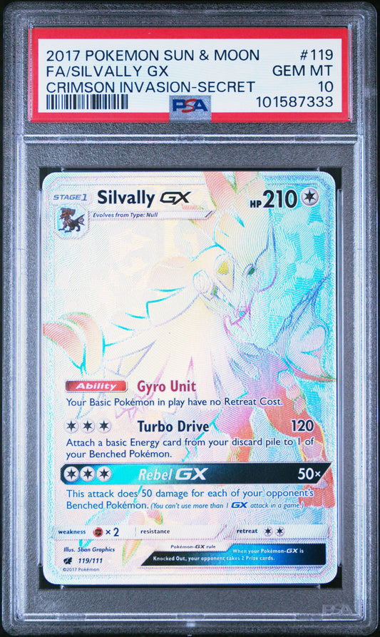 PSA 10 - Silvally GX Secret - 119/111