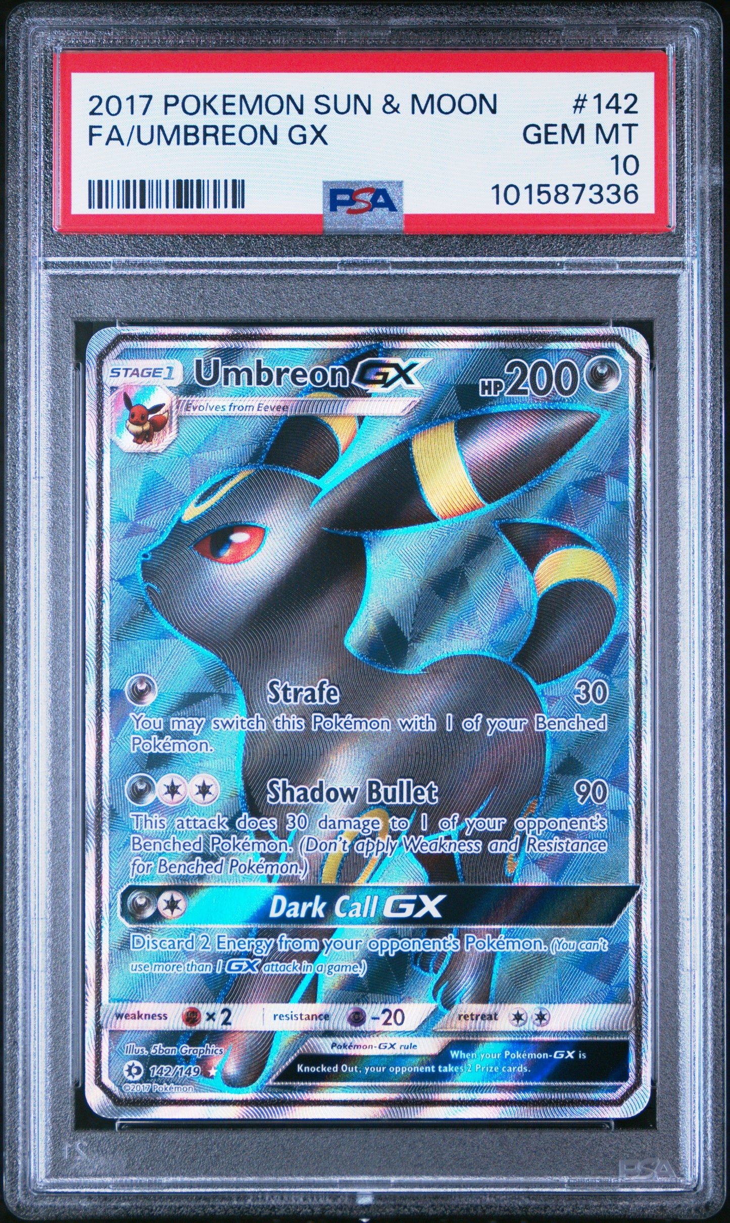 PSA 10 - Umbreon GX Full Art - 142-149