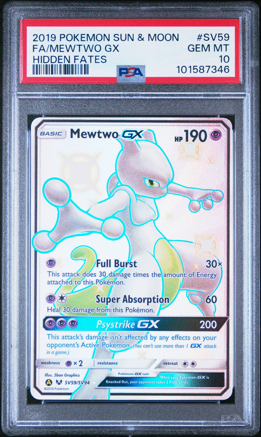 PSA 10 - Mewtwo GX Shiny - SV59/SV94 #2