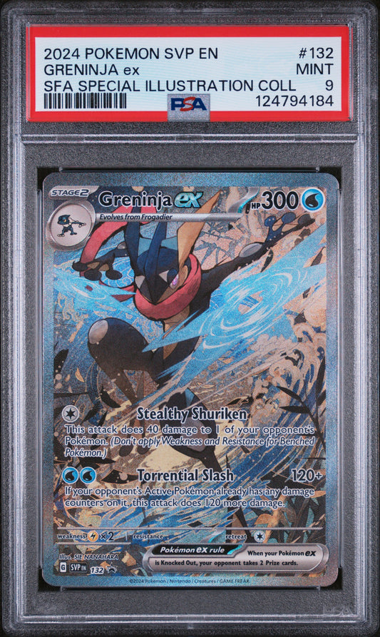 PSA 9 - Greninja ex #132