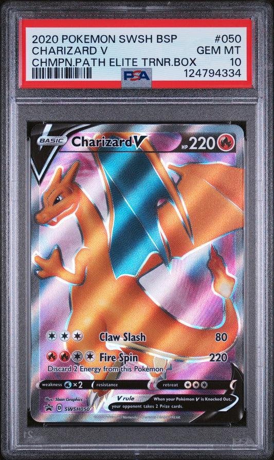 PSA 10 - Charizard V  #050