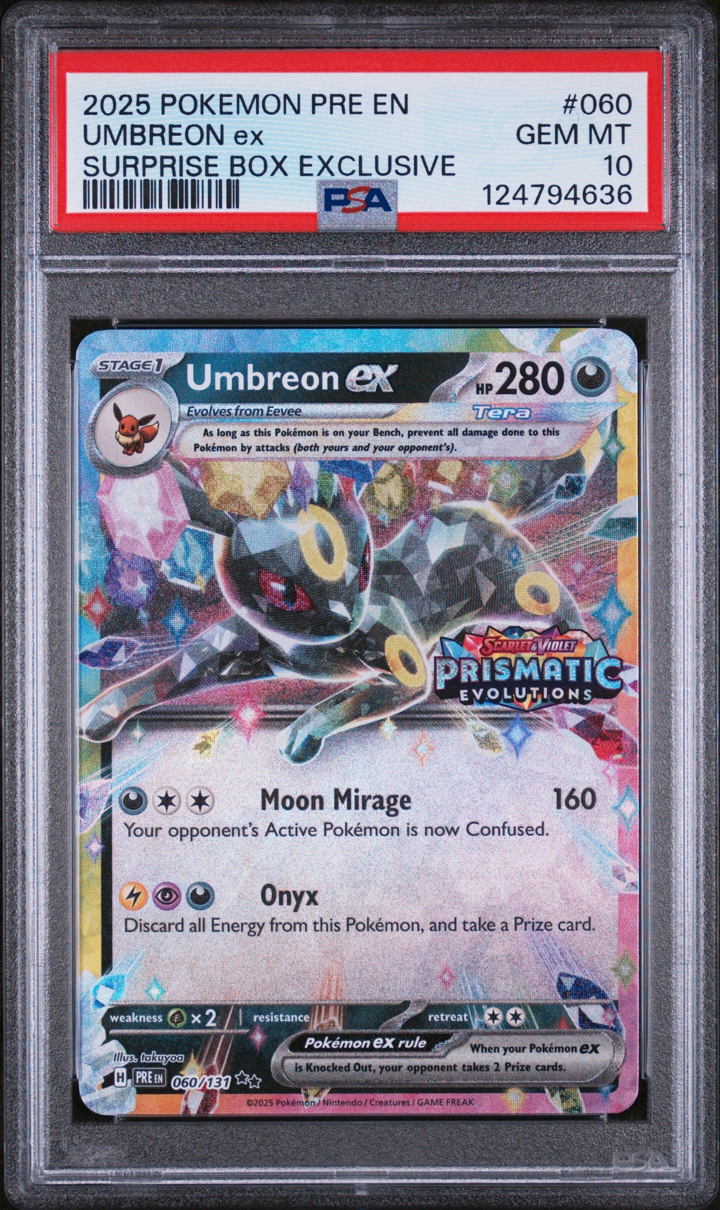 PSA 10 - Umbreon ex #060