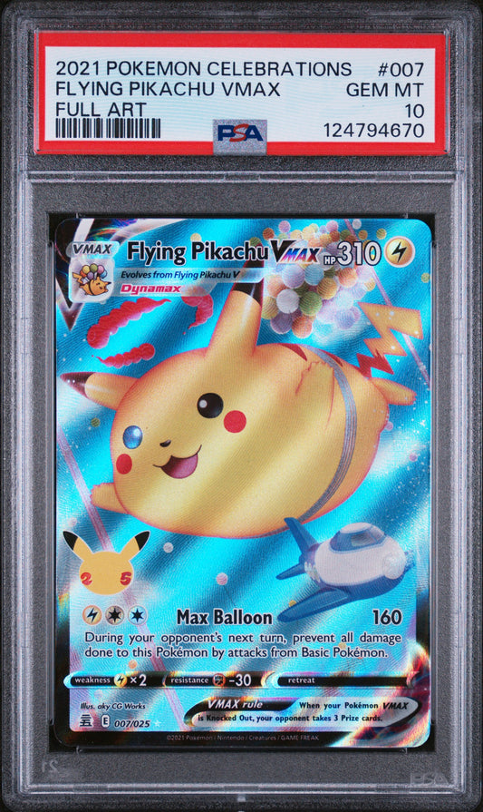 PSA 10 - Flying Pikachu Vmax #007