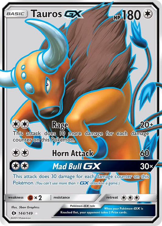 PKMN Singles  - Tauros GX (Full Art)