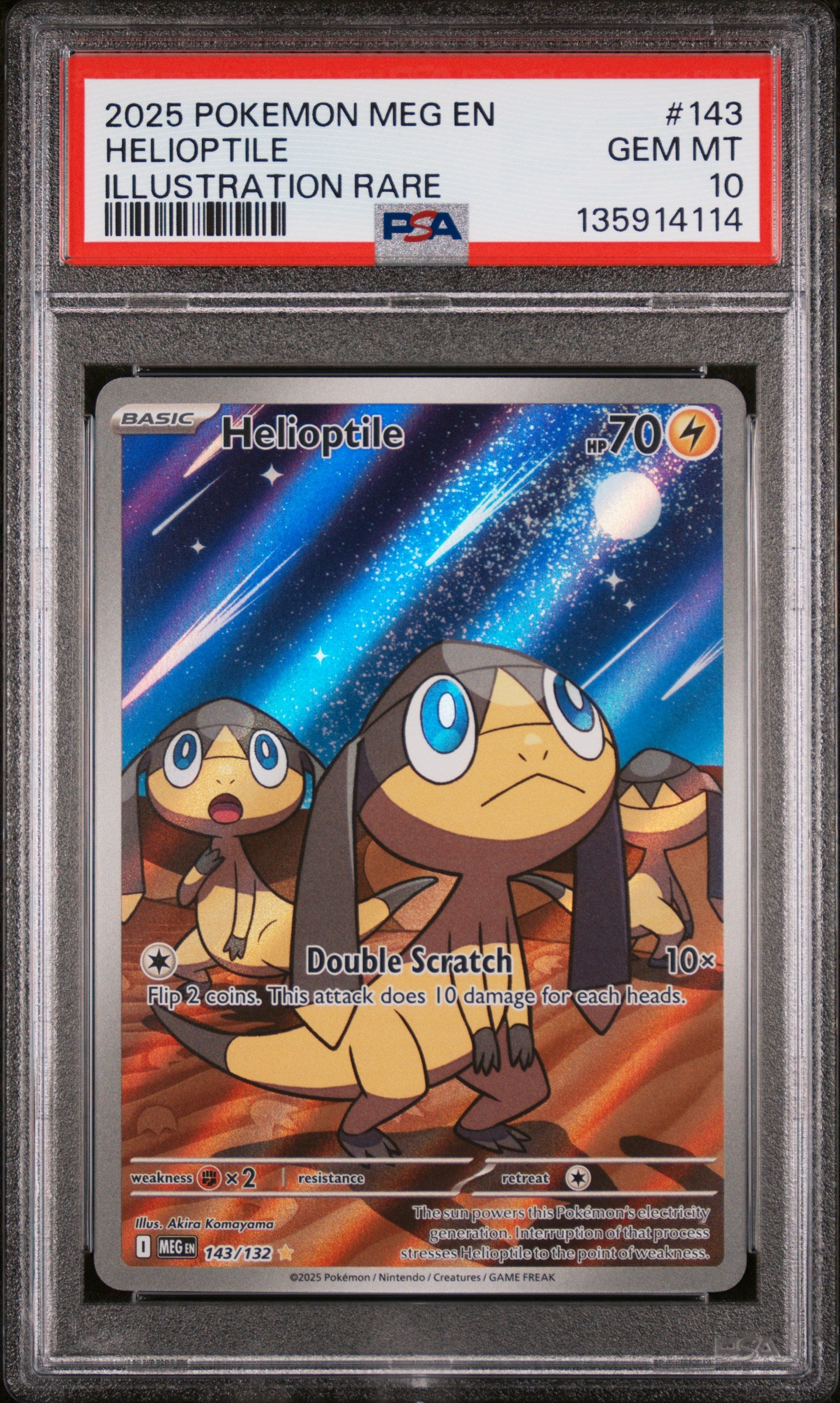 PSA 10 - Helioptile #143