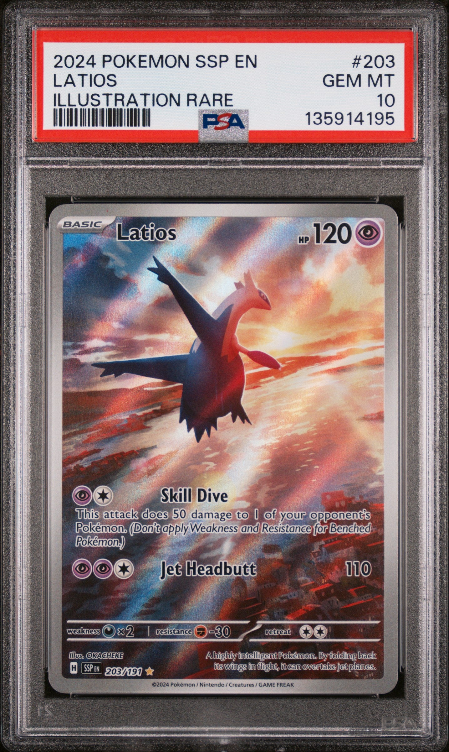 PSA 10 - Latios #203