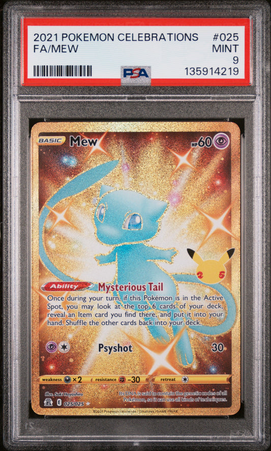 PSA 9 - Mew #025