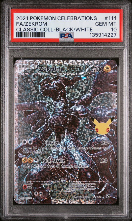 PSA 10 - Zekrom Classic Collection #114