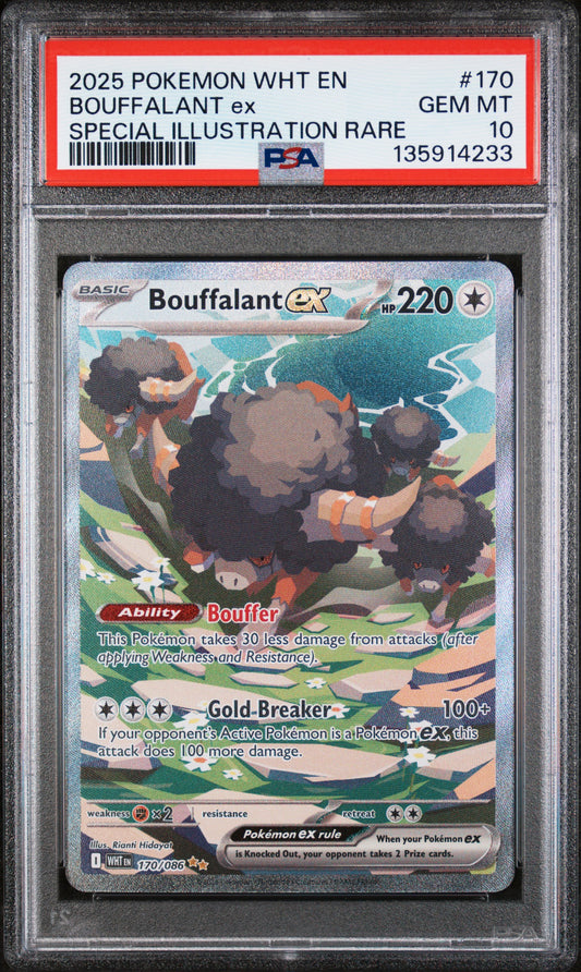 PSA 10 - Bouffalant ex #170
