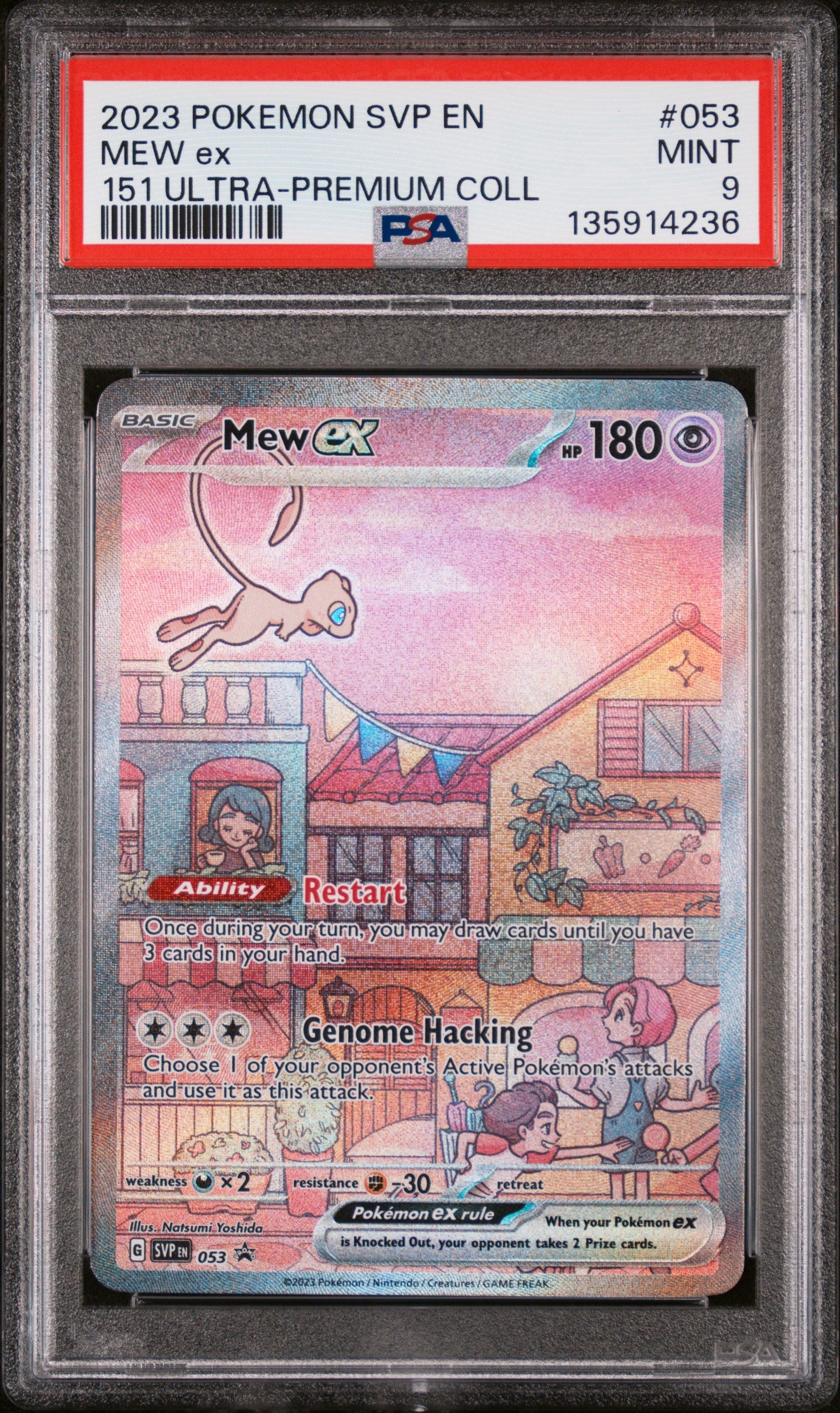 PSA 9 - Mew ex #053