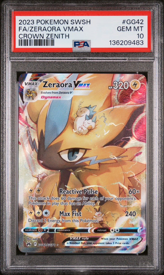 PSA 10 - Zeraora Vmax GG42
