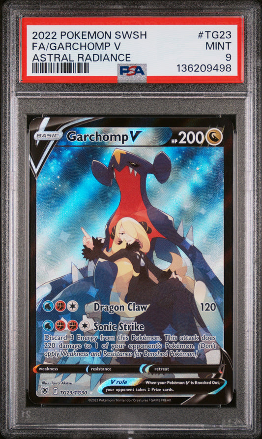 PSA 9 - FA/GARCHOMP V TG23