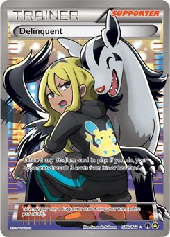 PKMN Singles  - Delinquent - 98b/122 (Full Art)