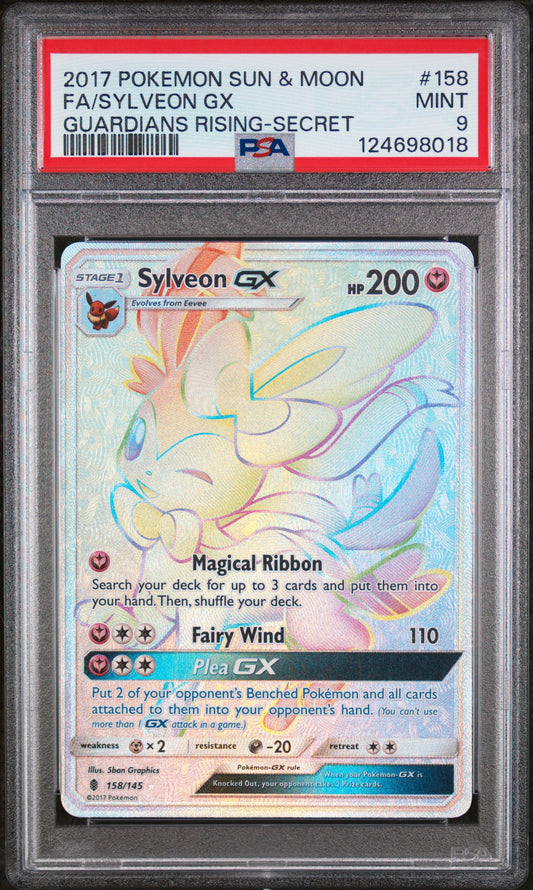 PSA 9 - Sylveon GX 158