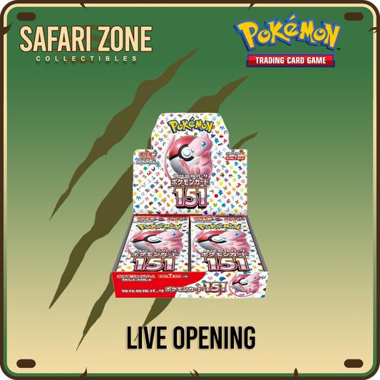 Live Openings: Twitch Stream - Japanese 151 Booster Box