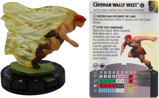 HC Singles - Caveman Wally West 055 Super Rare Masters of Time Herocliix