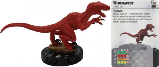 HC Singles - Velociraptor 002 Common Masters of Time Herocliix