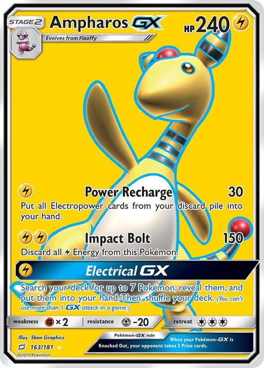 PKMN Singles  - Ampharos GX (Full Art)