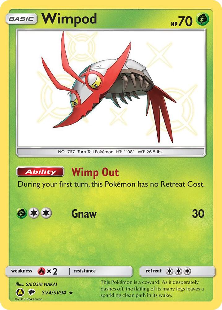 PKMN Singles  - Wimpod - SV4/SV94