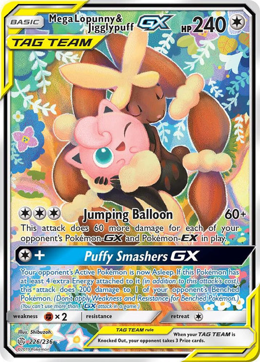 PKMN Singles  - Mega Lopunny & Jigglypuff GX (Alternate Full Art)