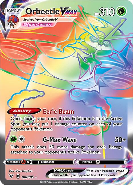 PKMN Singles  - Orbeetle VMAX (Secret)