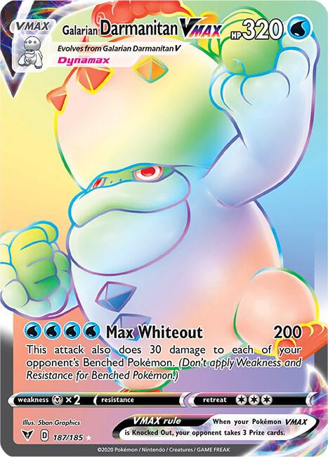 PKMN Singles  - Galarian Darmanitan VMAX (Secret)