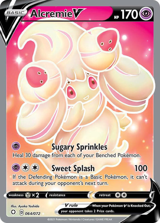 PKMN Singles  - Alcremie V (Full Art)