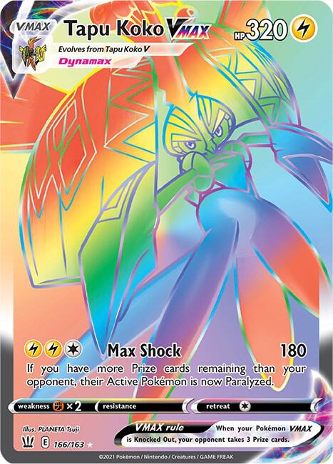 PKMN Singles - Tapu Koko VMAX (Secret)