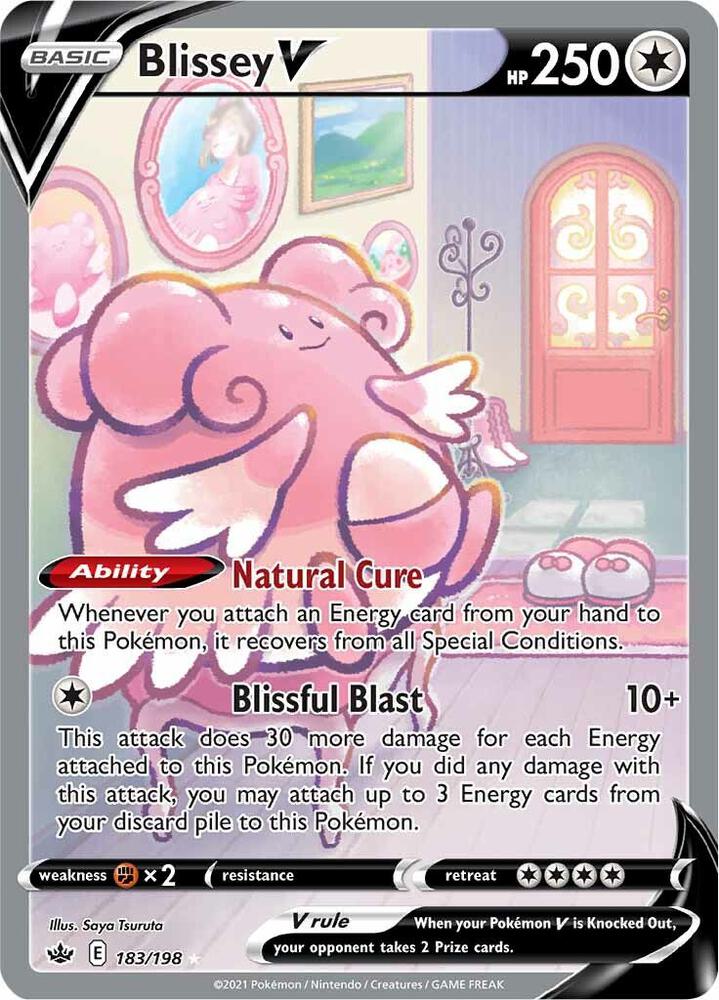 PKMN Singles - Blissey V (Alternate Full Art)