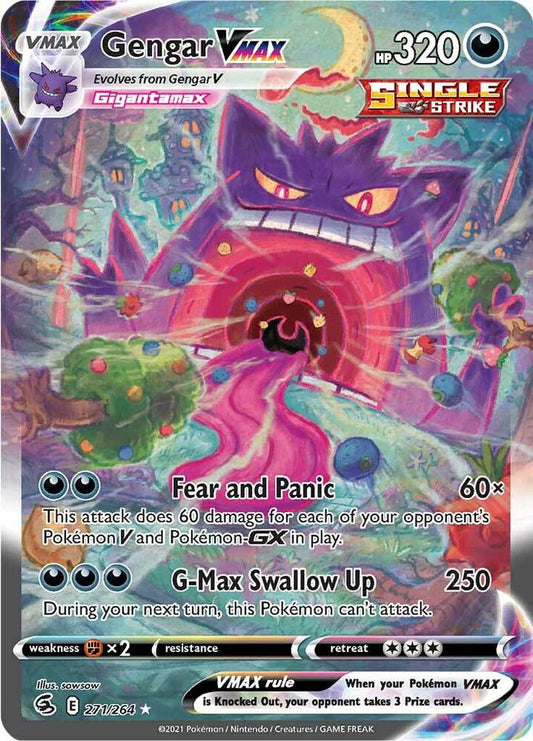 PKMN Singles  - Gengar VMAX Alt Art 271/264