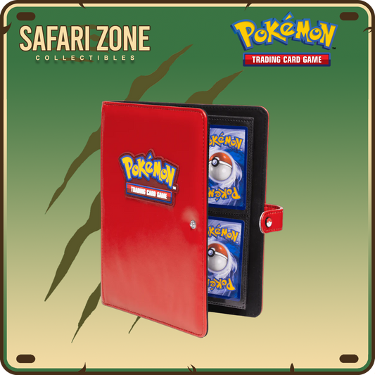 Ultra Pro: Premium Red 4-Pocket Snap Binder for Pokémon