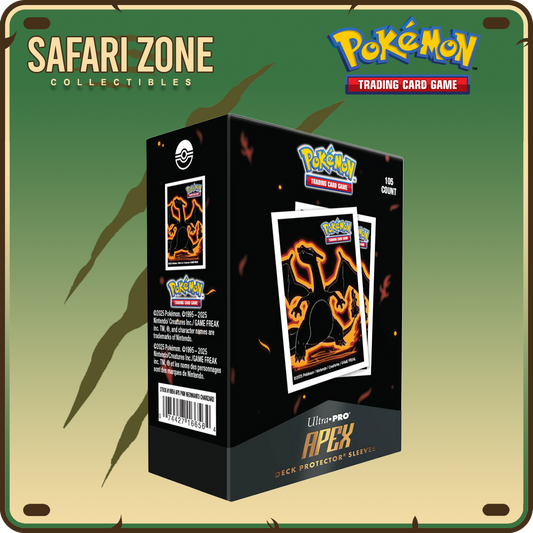 Ultra Pro:  Apex Sleeves:  - Neon Kanto Charizard