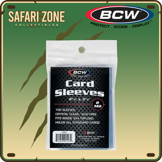 BCW Gaming Supplies: Penny Sleeves 100ct pack