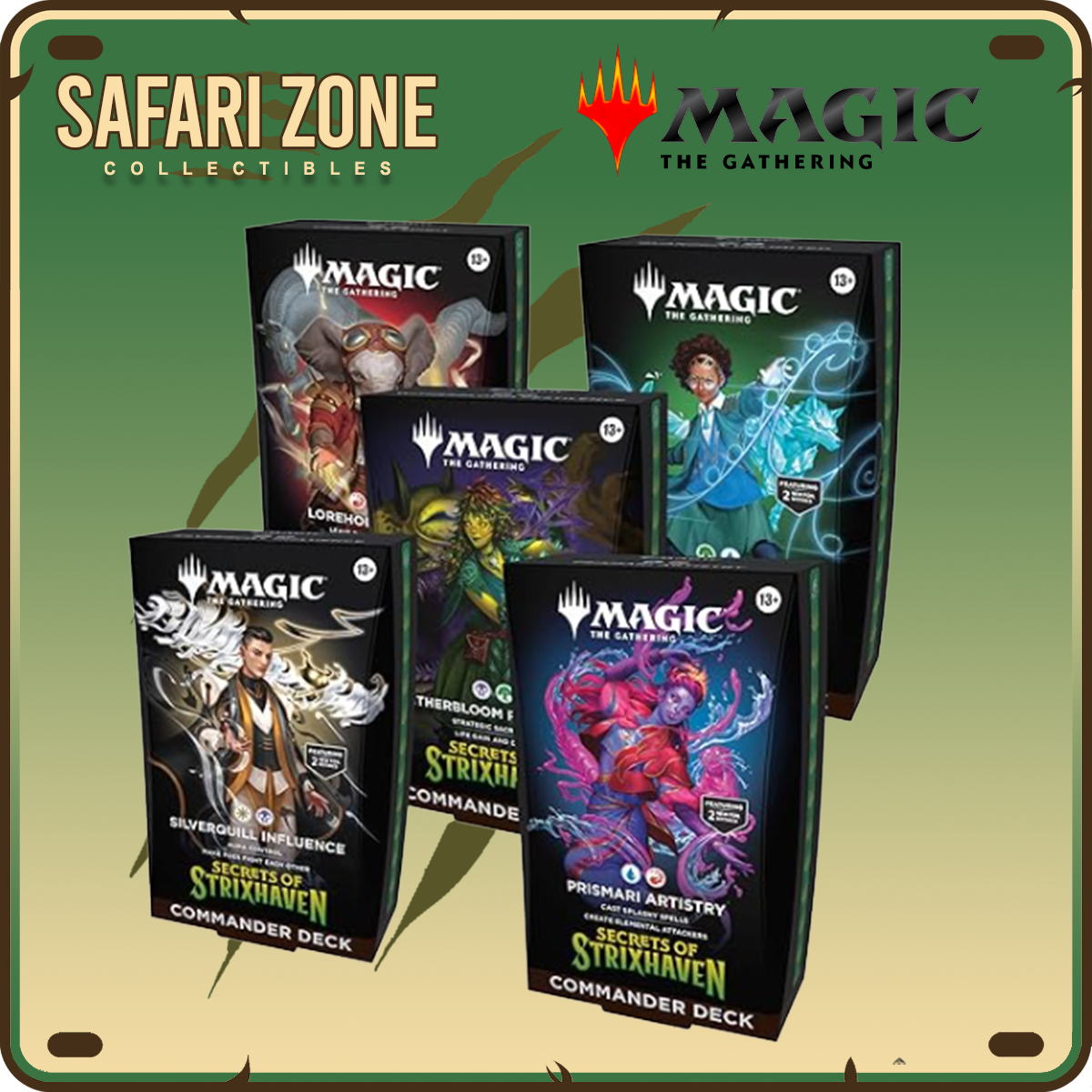 Magic the Gathering: Secrets of Strixhaven Commander Deck Set