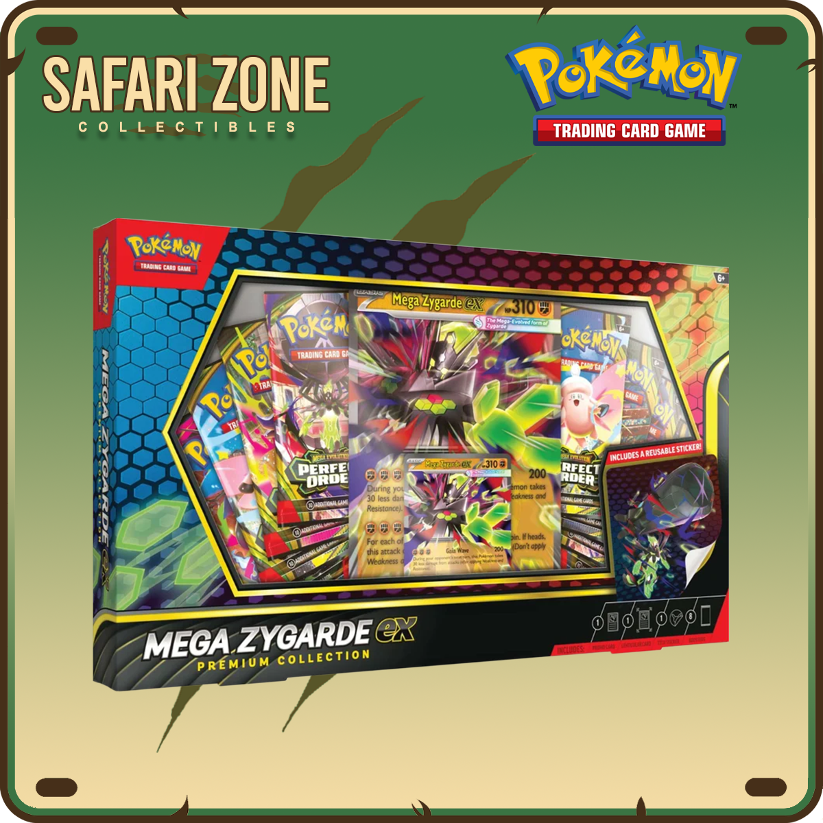 Pokemon TCG:  Mega Zygarde ex Premium Collection Box