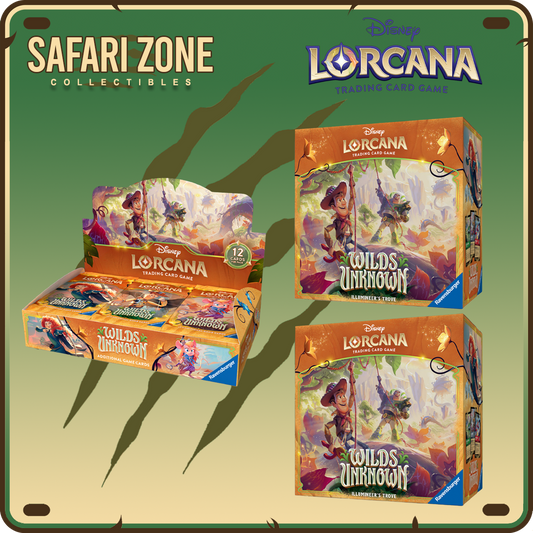 Lorcana TCG:  (Set 12) Wilds Unknown Box & Double Trove Bundle (5/15/26)
