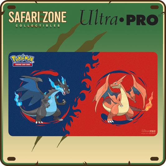 Pokemon TCG: Playmat Pokemon Mega Charizard X and Y