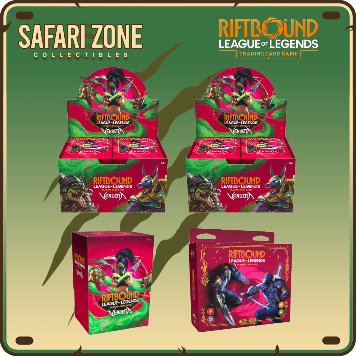 Riftbound TCG: Vendetta Savage Bundle