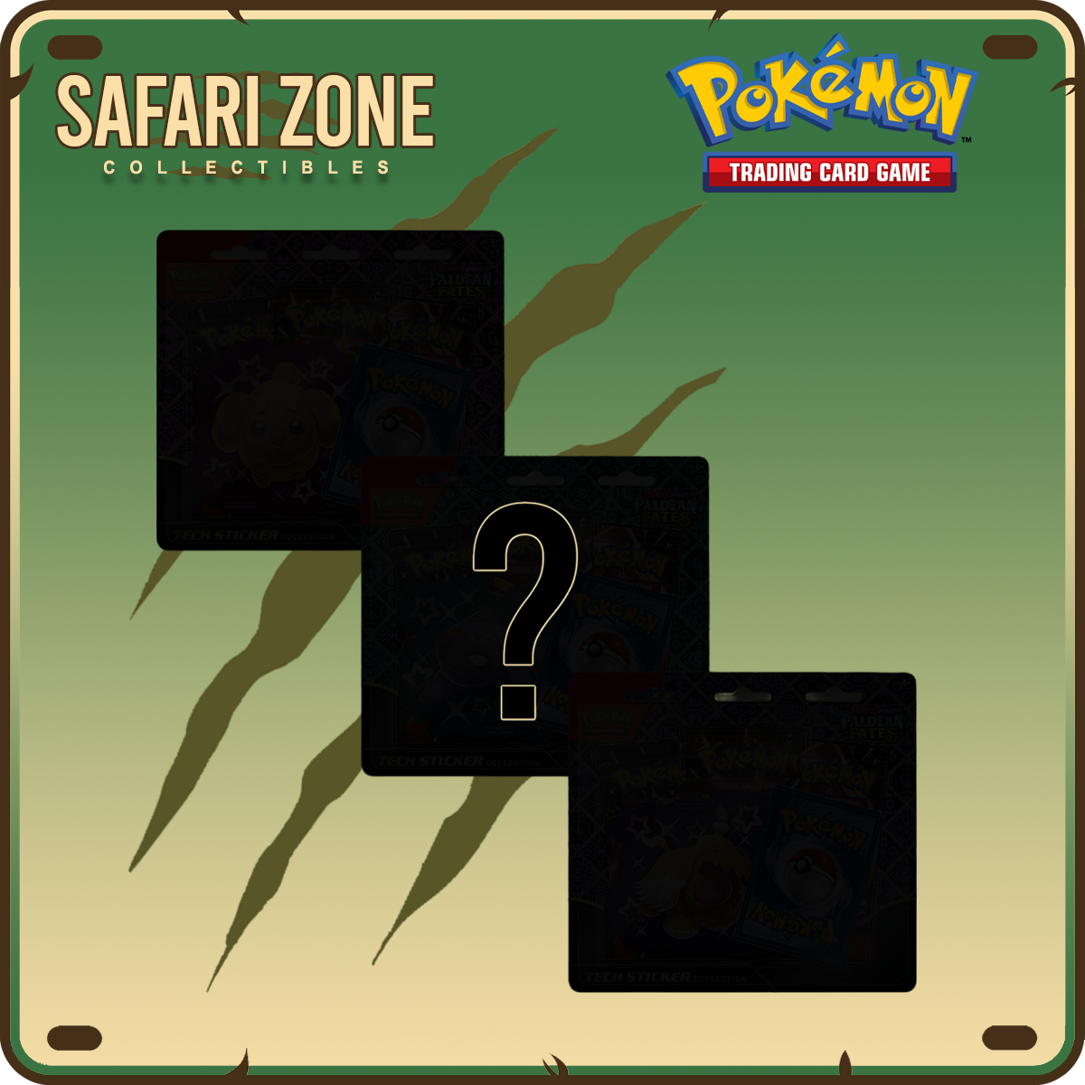 Pokemon TCG: Paldean Fates Tech Sticker at RANDOM