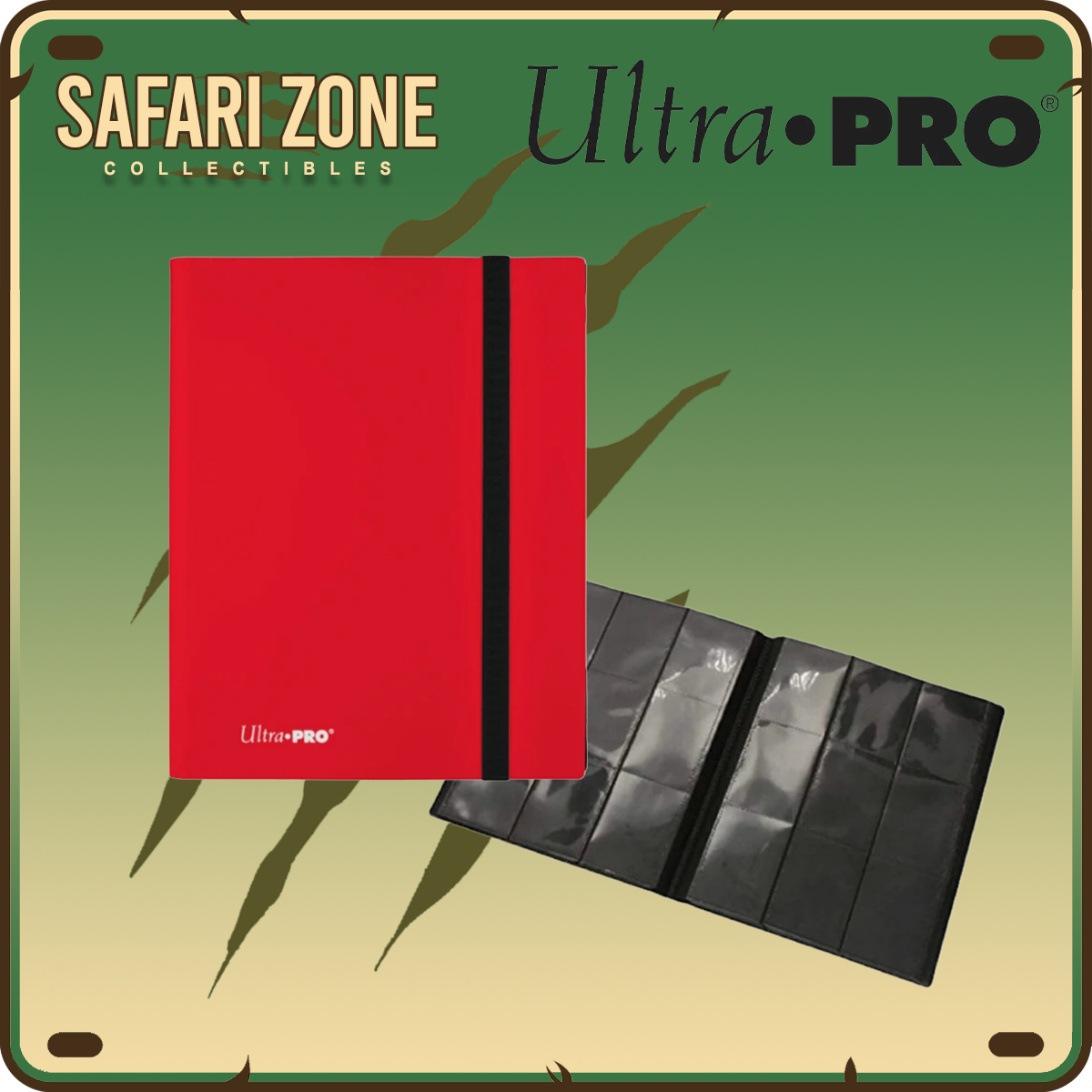 Ultra Pro: 9-Pocket Apple Red Binder