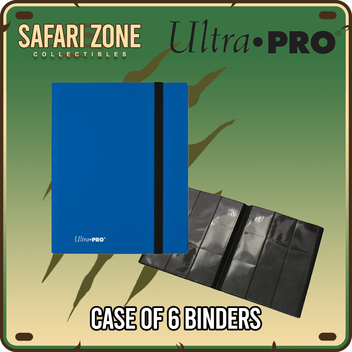 Ultra Pro: 9-Pocket Pacific Blue Binder (Case of 6 Binders)