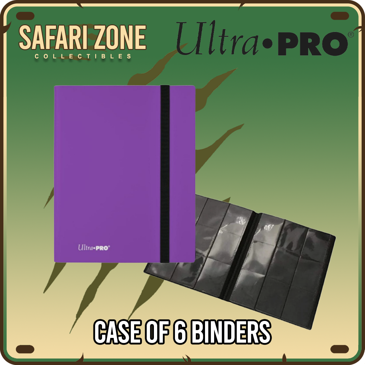 Ultra Pro: 9-Pocket Royal Purple Binder (Case of 6 Binders)