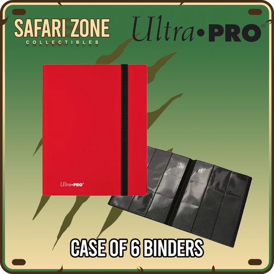 Ultra Pro: 9-Pocket Apple Red Binder (Case of 6 Binders)