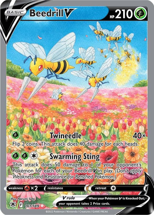 PKMN Singles - Beedrill V (Alternate Full Art)