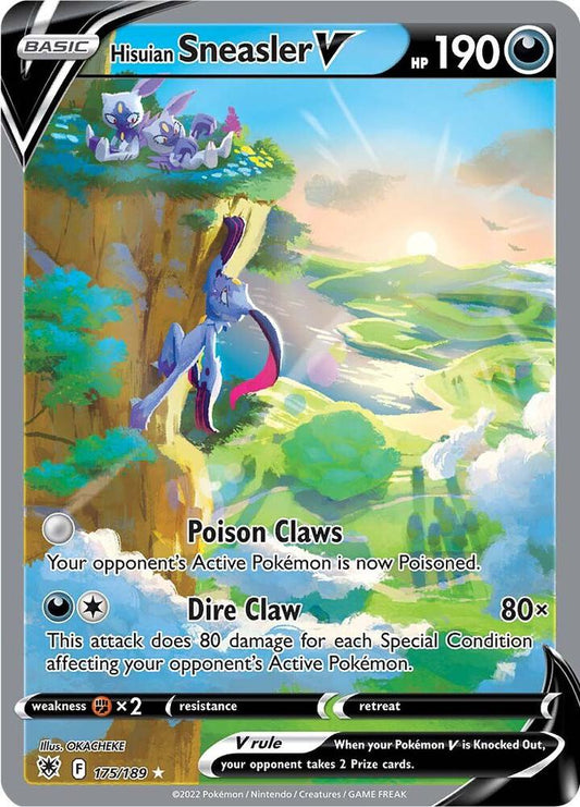 PKMN Singles - Hisuian Sneasler V (Alternate Full Art)