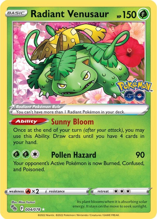 PKMN Singles - Radiant Venusaur