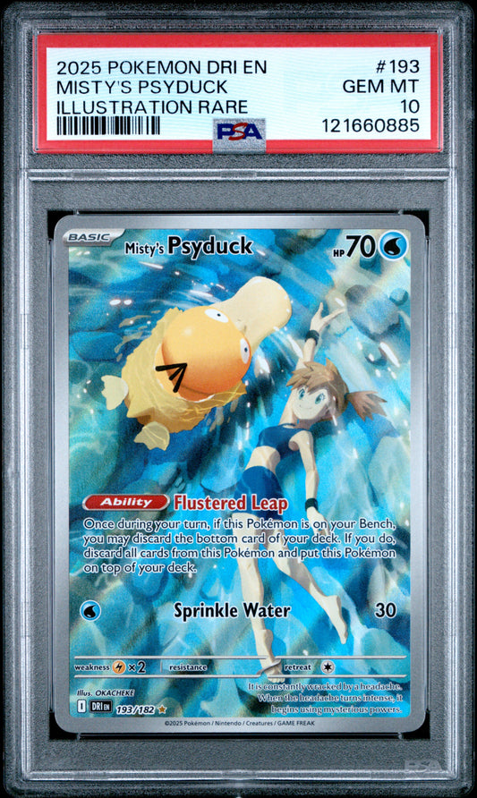 PSA 10 - Mistys Psyduck 193
