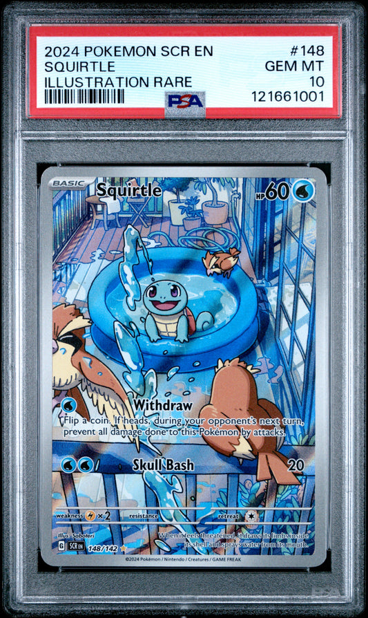 PSA 10 - Squirtle 148/142