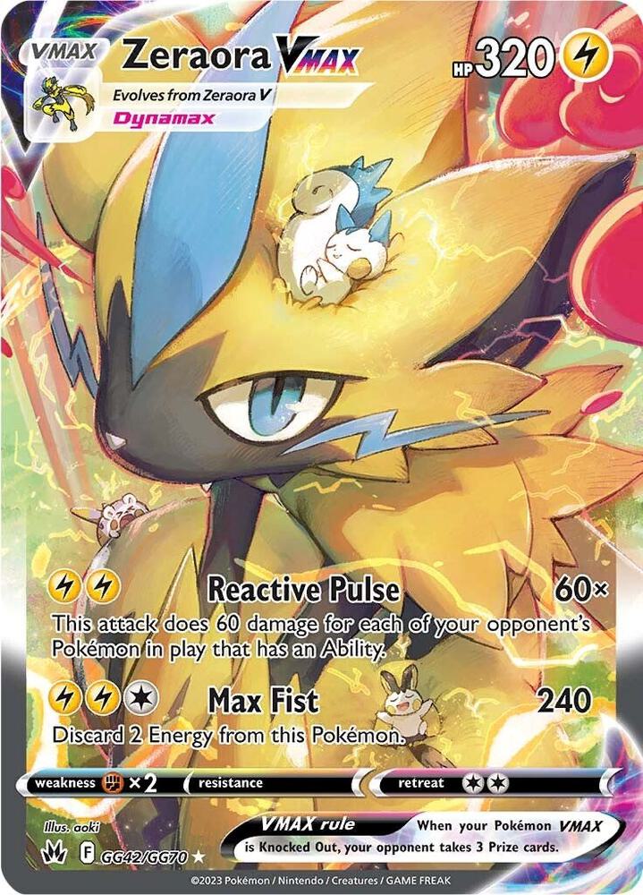 PKMN Singles  - Zeraora VMAX - GG42