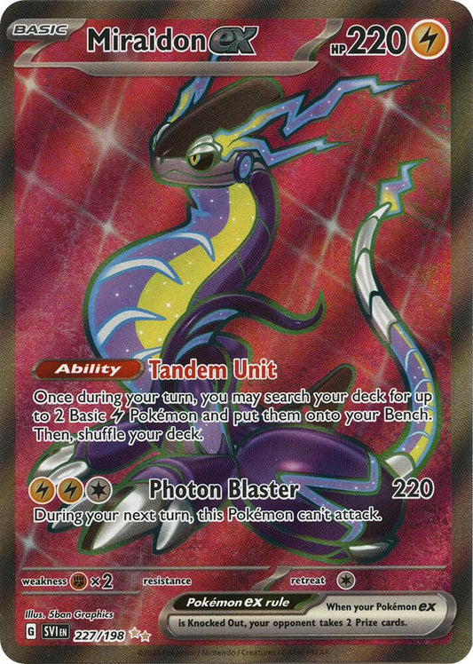 PKMN Singles  - Miraidon ex - 227/198